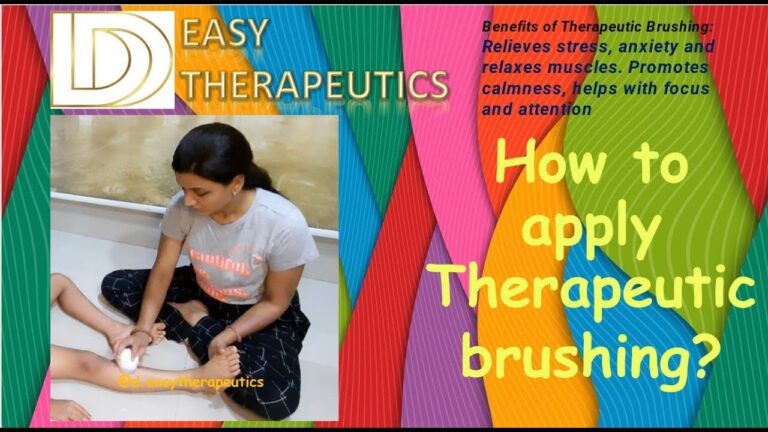 Therapeutic brushing| Sensory brushing protocol| How to give therapeutic brushing? Brushing protocol