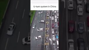 U turn system #china #india #trendingshorts #newtechnology