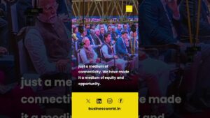 PM Modi inaugurates IMC 2024, says India has democratised digital technology #pmmodi #shorts