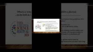 India International Science Festival 2024 #shorts #iisf #science #technology #share_it