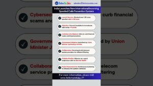 India Launches New International Incoming Spoofed Calls Prevention System | #technews #telecom #tech