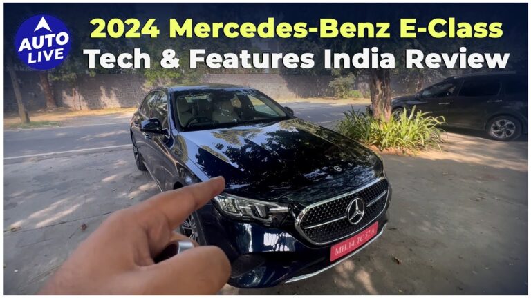 2024 Mercedes-Benz E-Class technology & features India Review | Auto Live