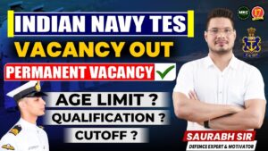 Indian Navy 10+2 Cadet Entry Scheme 2024 Course July 2025| NAVY TES VACANCY OUT | NAVY TES Form 2025