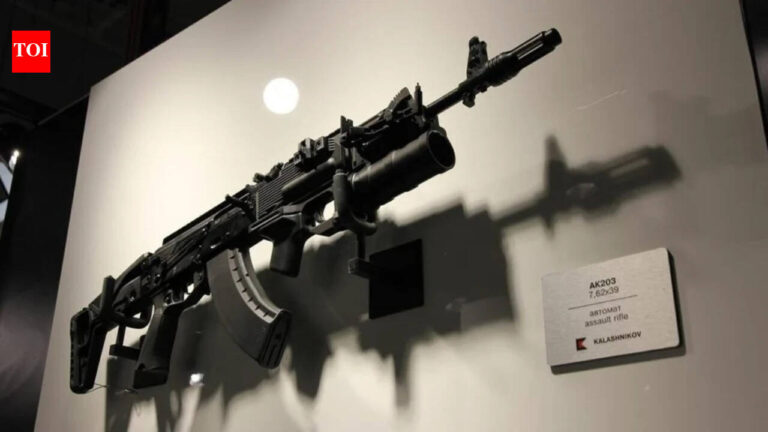 Big milestone: India’s first 100% indigenous Ak-203 ‘Sher’ assault rifle made, test-fired at Amethi factory