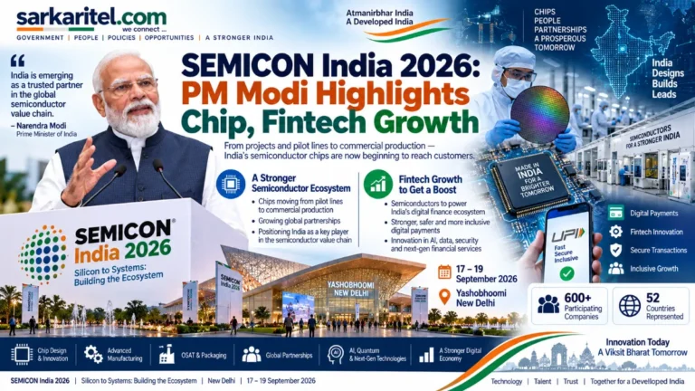 SEMICON India 2026: PM Modi Highlights Chip, Fintech Growth